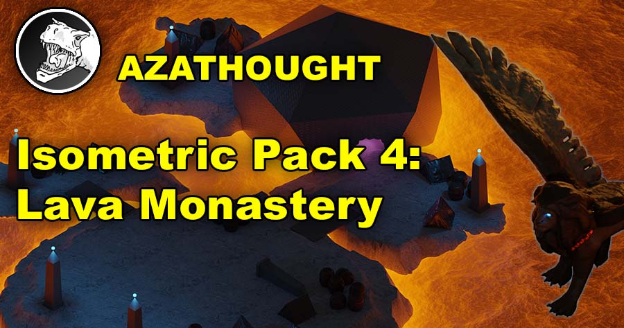 Isometric Pack 4: Lava Monastery