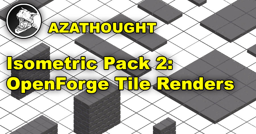 Isometric Pack 2: OpenForge Tiles Rendered in Isometric