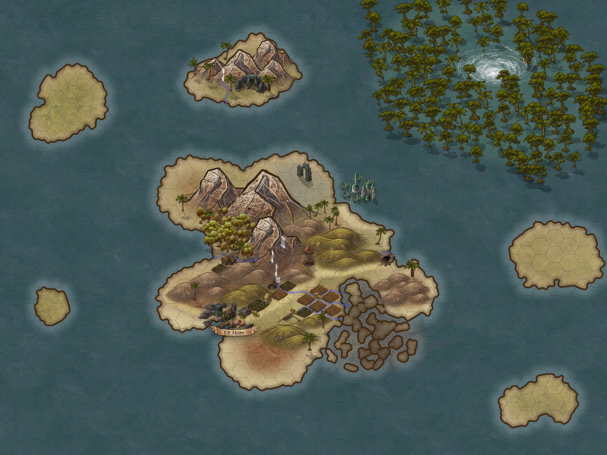 Chapter 1 hope islands map