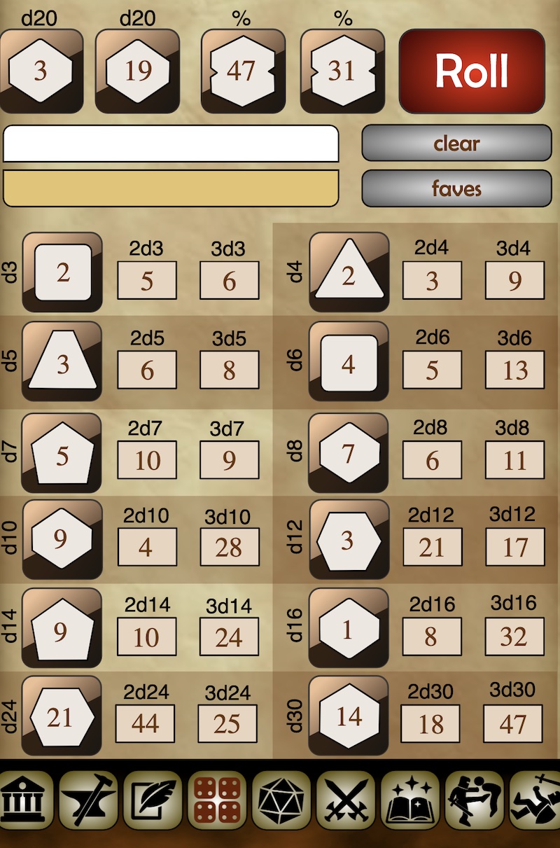 Web tool for dungeon crawl classics